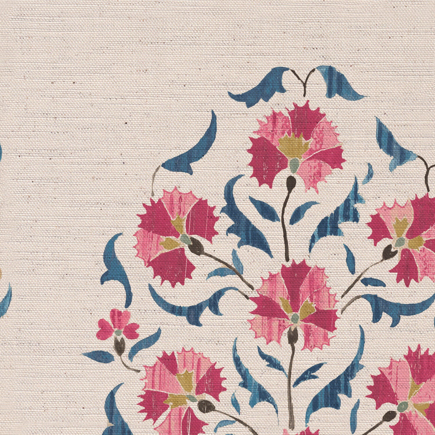 CW: Pinky red and blue | BASE: Natural Luxury Linen | HERO