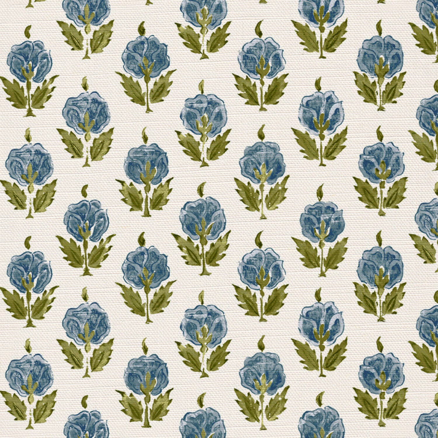 CW: Blue and moss green | BASE: Luxury Linen | HERO
