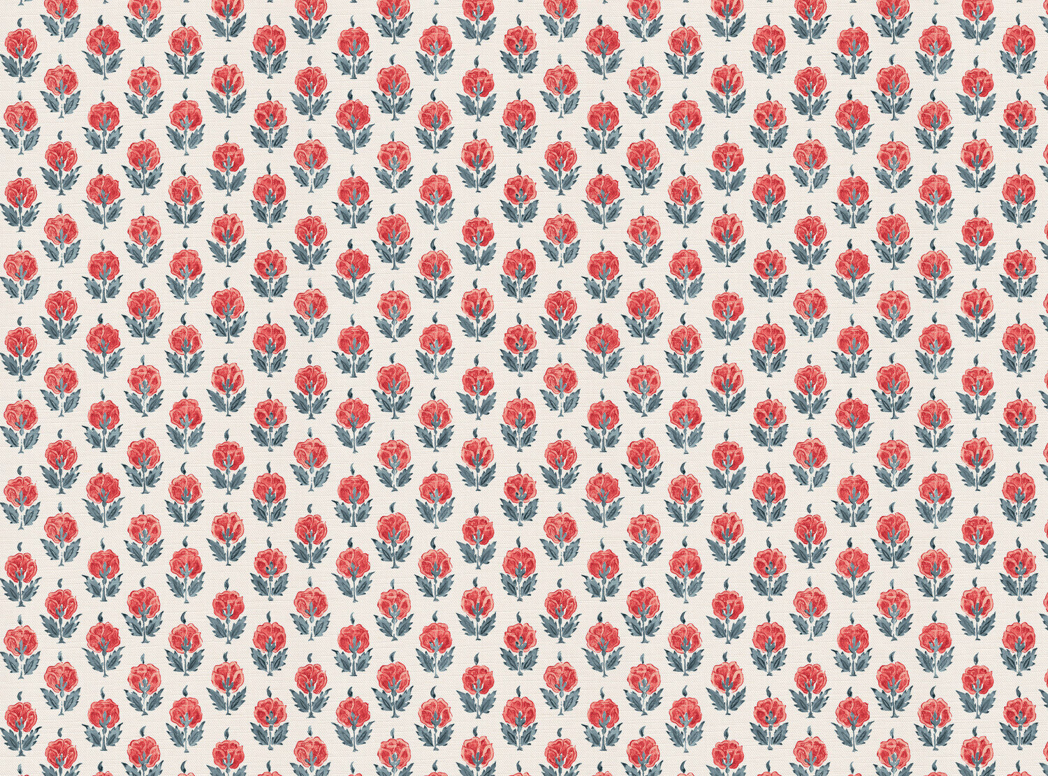 CW: Coral and grey blue | BASE: Luxury Linen