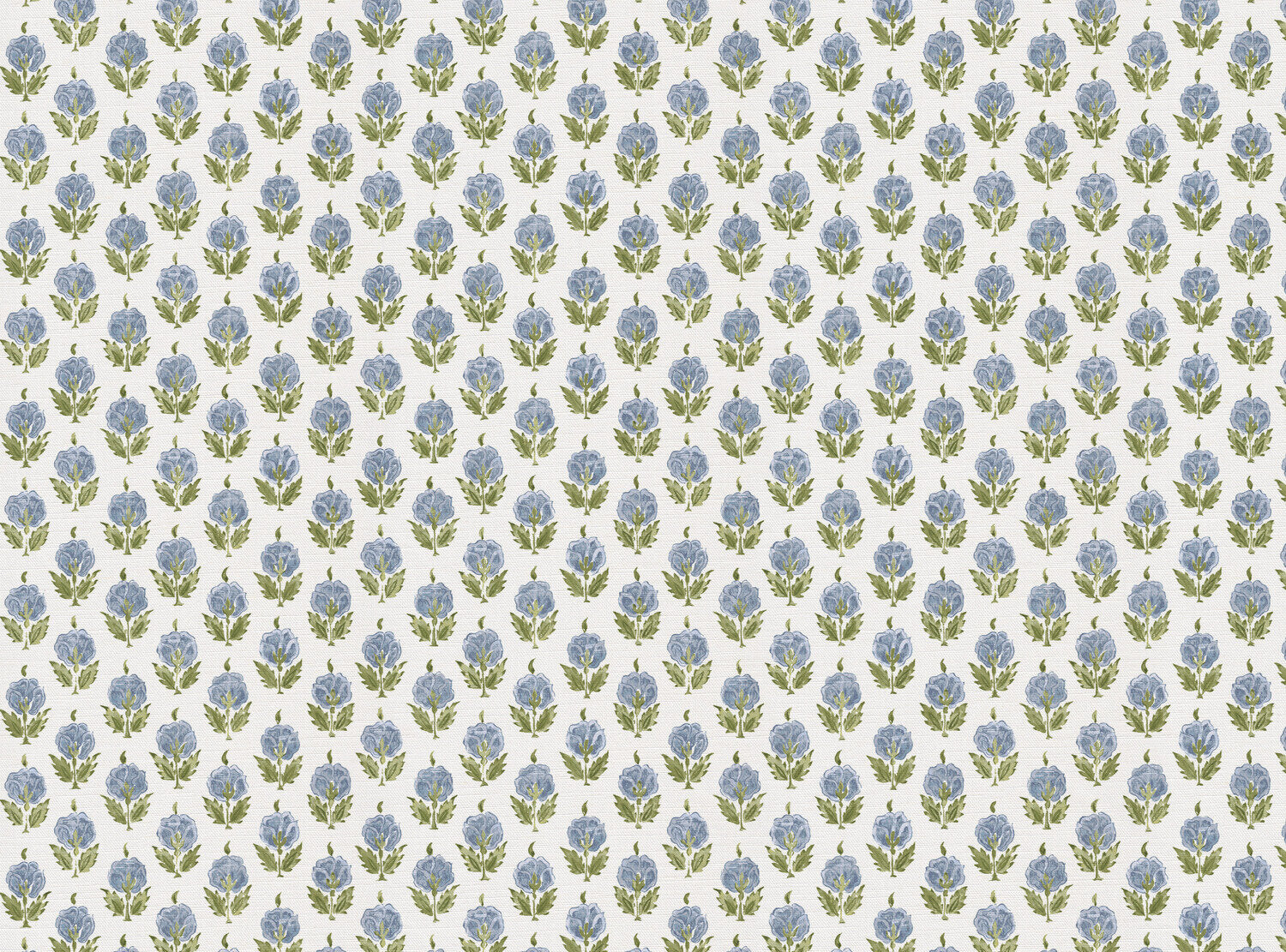 CW: Soft cornflower blue and green | BASE: Luxury Linen