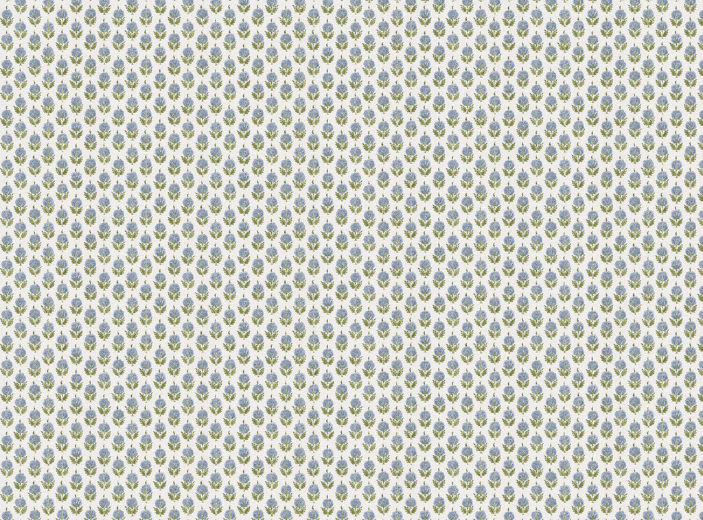 CW: Soft cornflower blue and green | BASE: Luxury Linen
