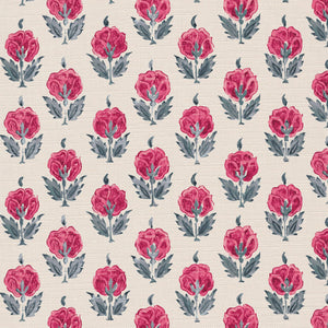 Pinky red and grey blue