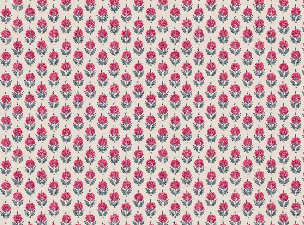 CW: Pinky red and grey blue | BASE: Luxury Linen