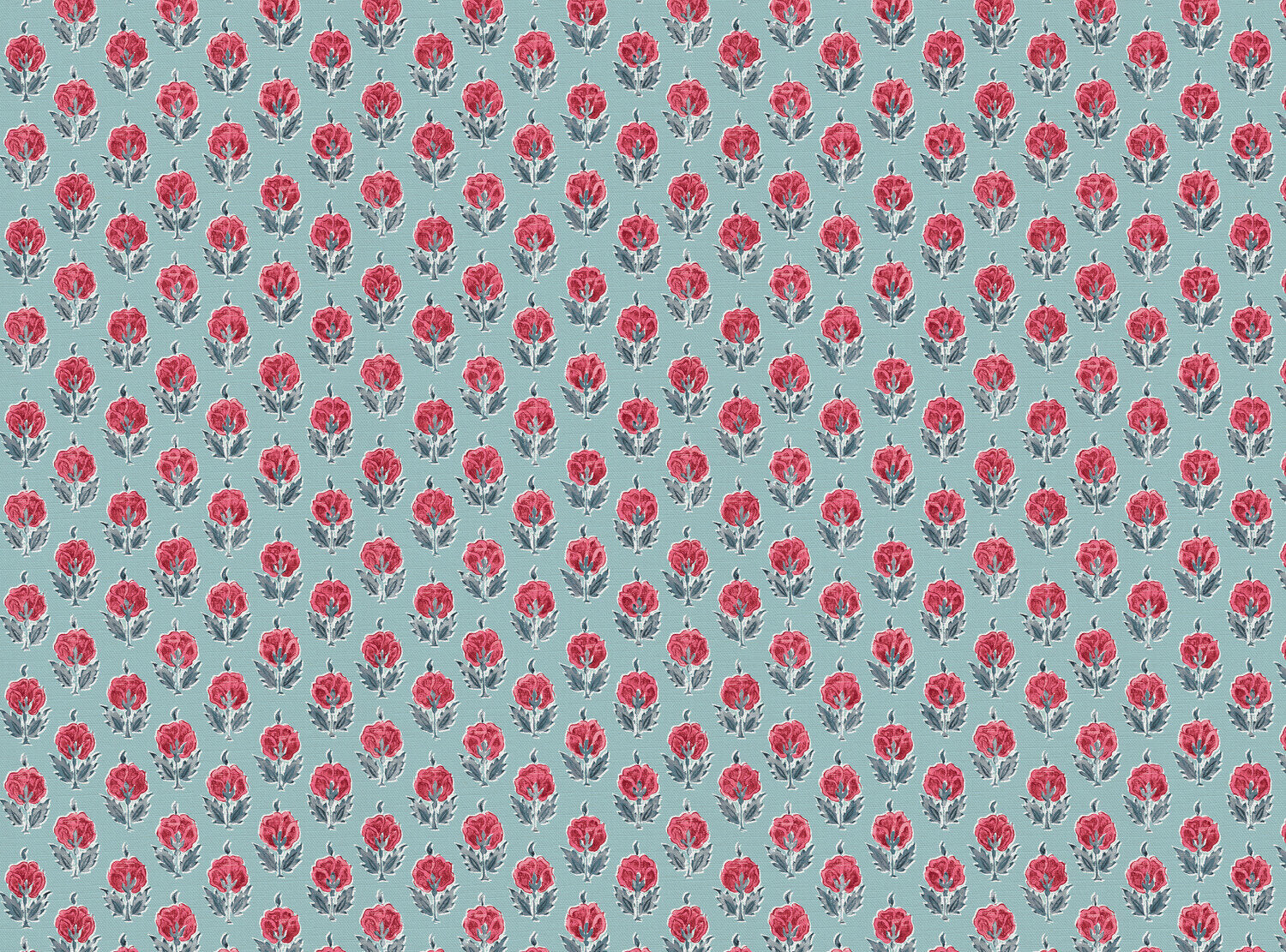 CW: Warm red and blue soft grey blue ground | BASE: Luxury Linen
