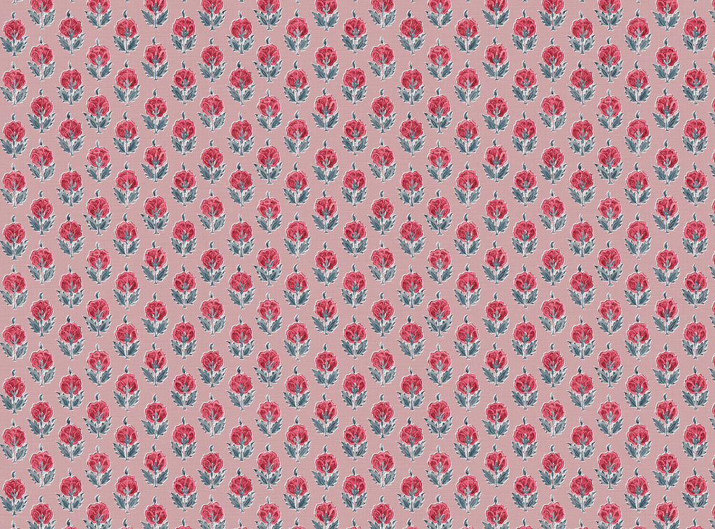 CW: Warm red and blue soft pink ground | BASE: Luxury Linen
