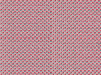 Warm red and blue soft pink ground