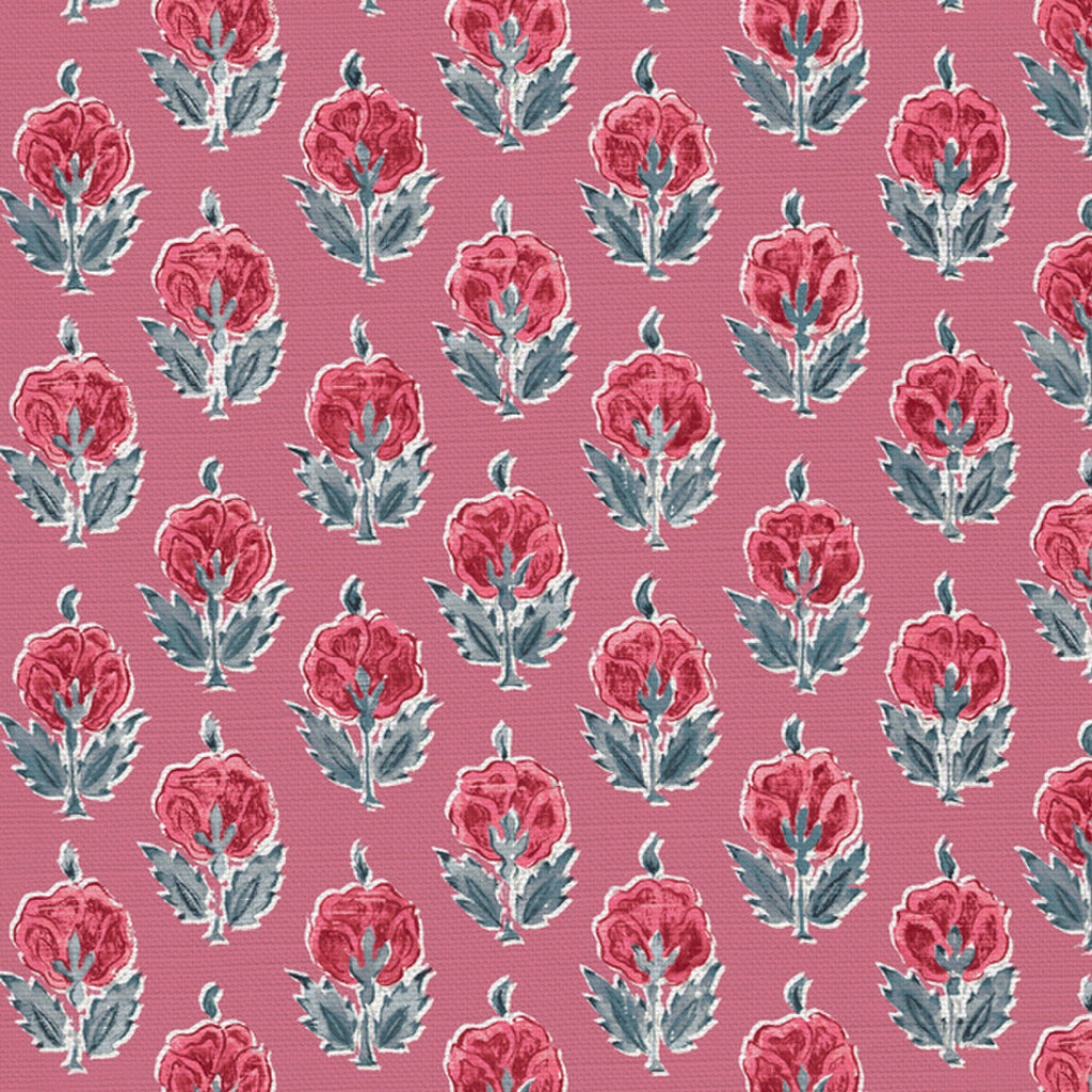 CW: Warm red and blue with red pink ground | BASE: Luxury Linen | HERO