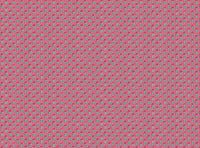Warm red and blue with red pink ground