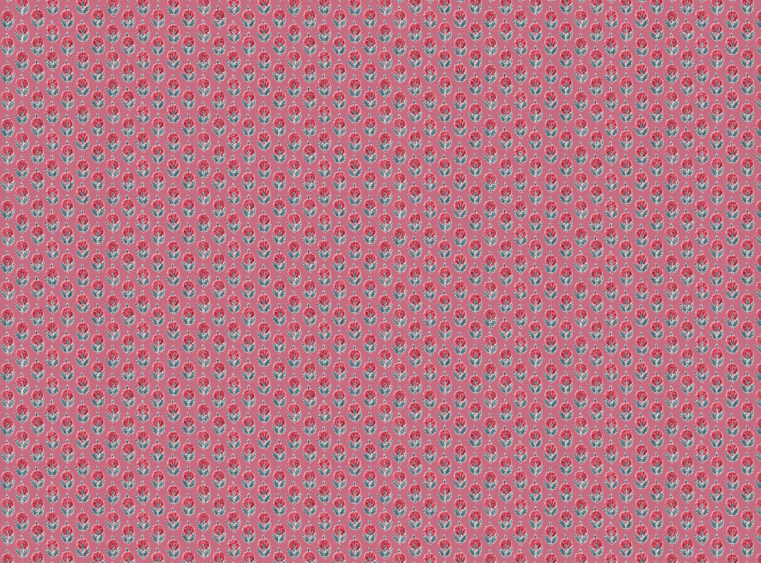 CW: Warm red and blue with red pink ground | BASE: Luxury Linen