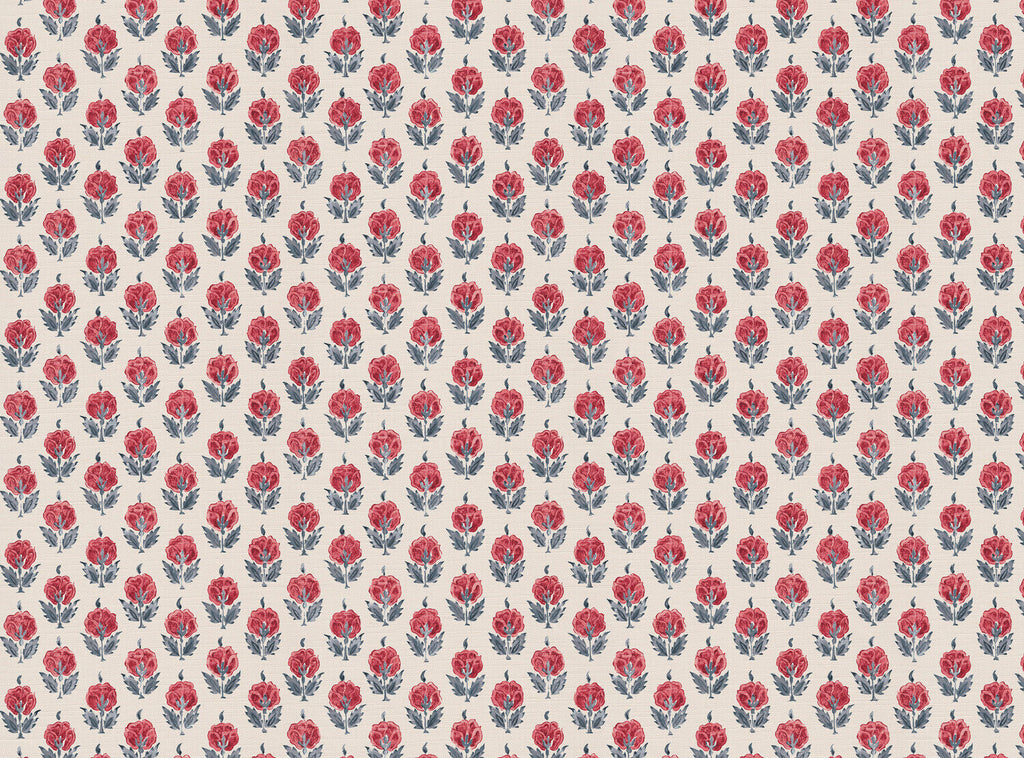 CW: Warm red and grey blue | BASE: Luxury Linen
