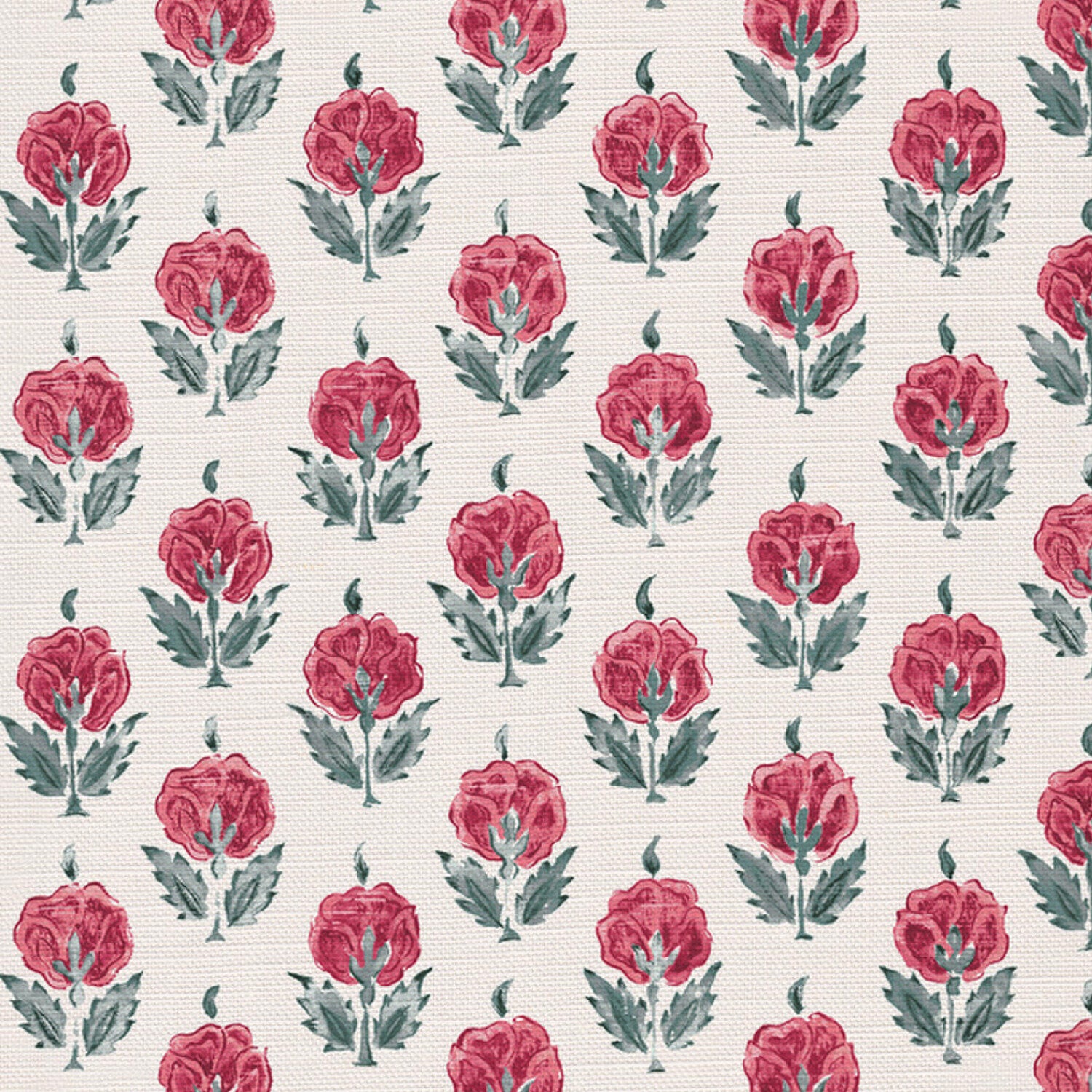 CW: Pinky red and grey green | BASE: Luxury Linen | HERO