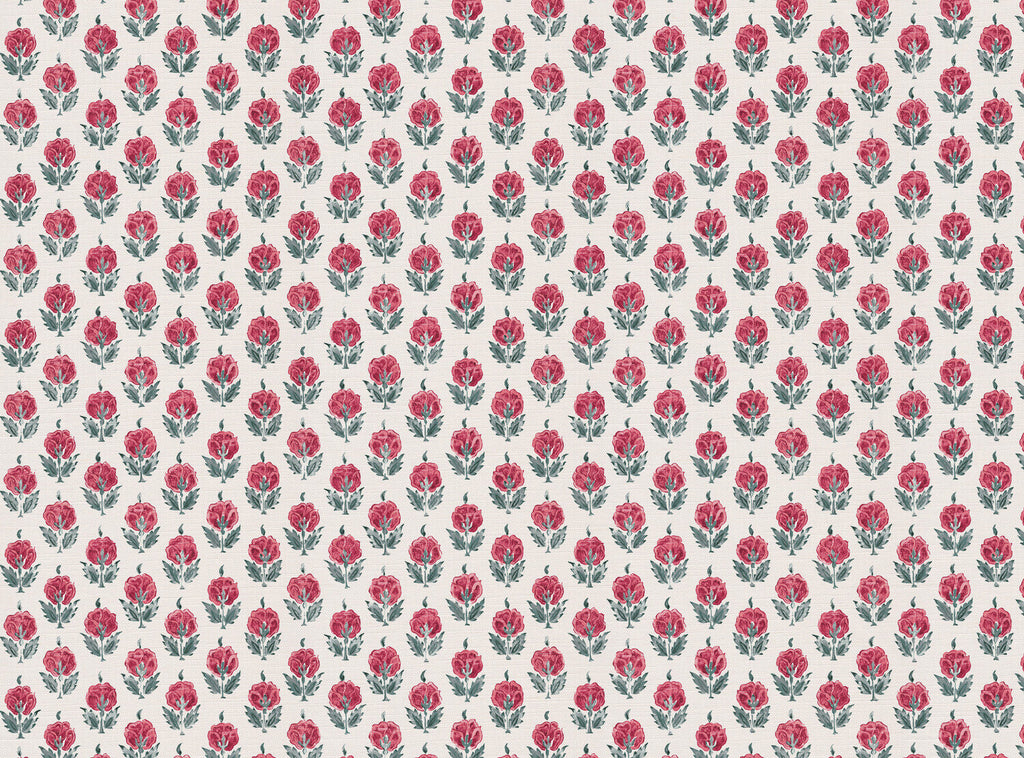 CW: Pinky red and grey green | BASE: Luxury Linen