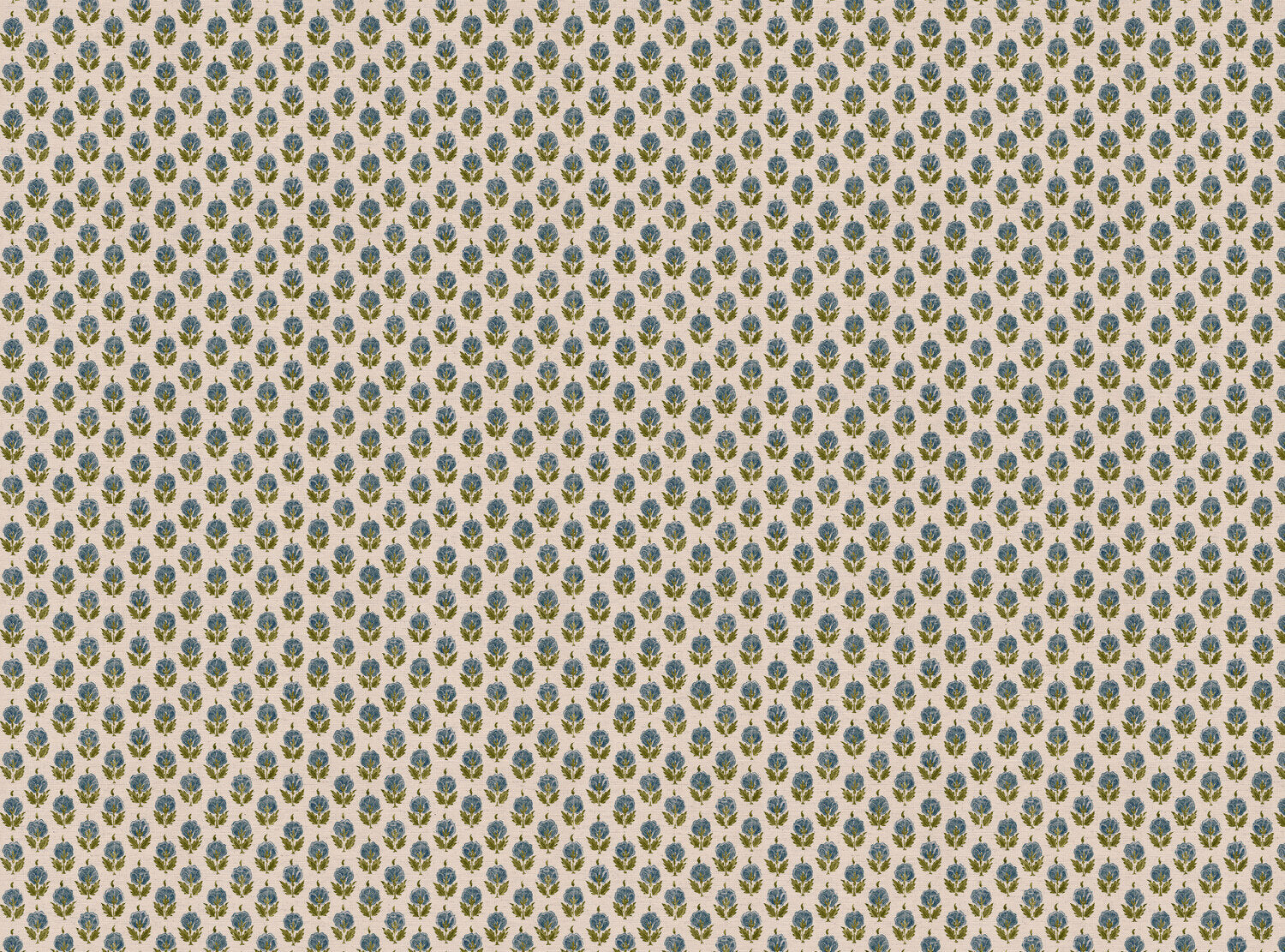 CW: Blue and moss green | BASE: Mercia Linen & Natural Luxury Linen