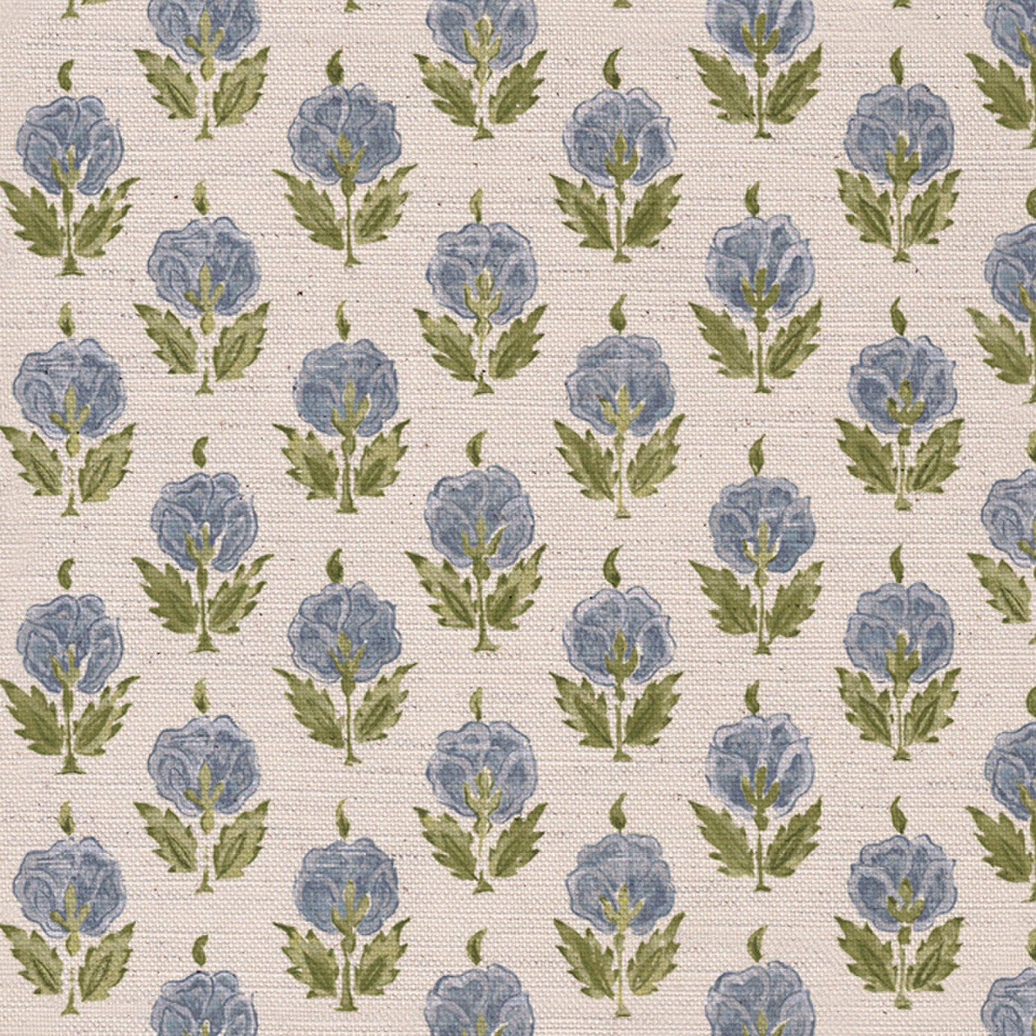 CW: Soft cornflower blue and green | BASE: Mercia Linen & Natural Luxury Linen | HERO
