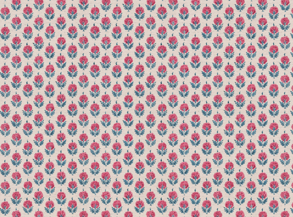 CW: Pinky red and blue | BASE: Mercia Linen & Natural Luxury Linen