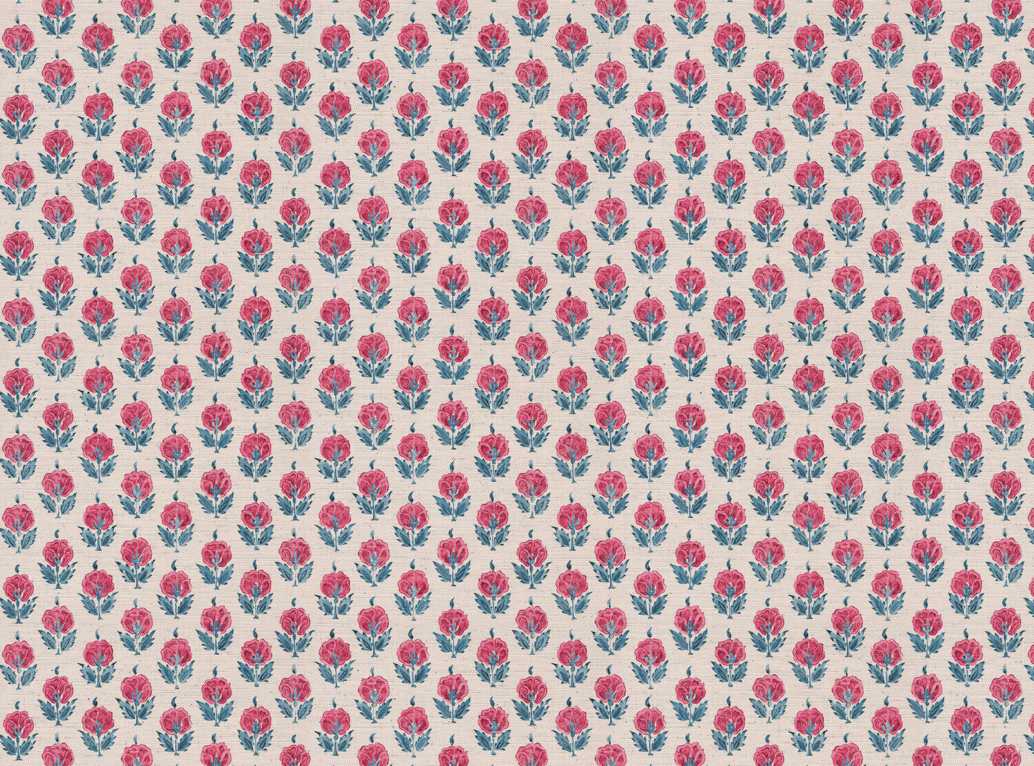 CW: Pinky red and blue | BASE: Mercia Linen & Natural Luxury Linen