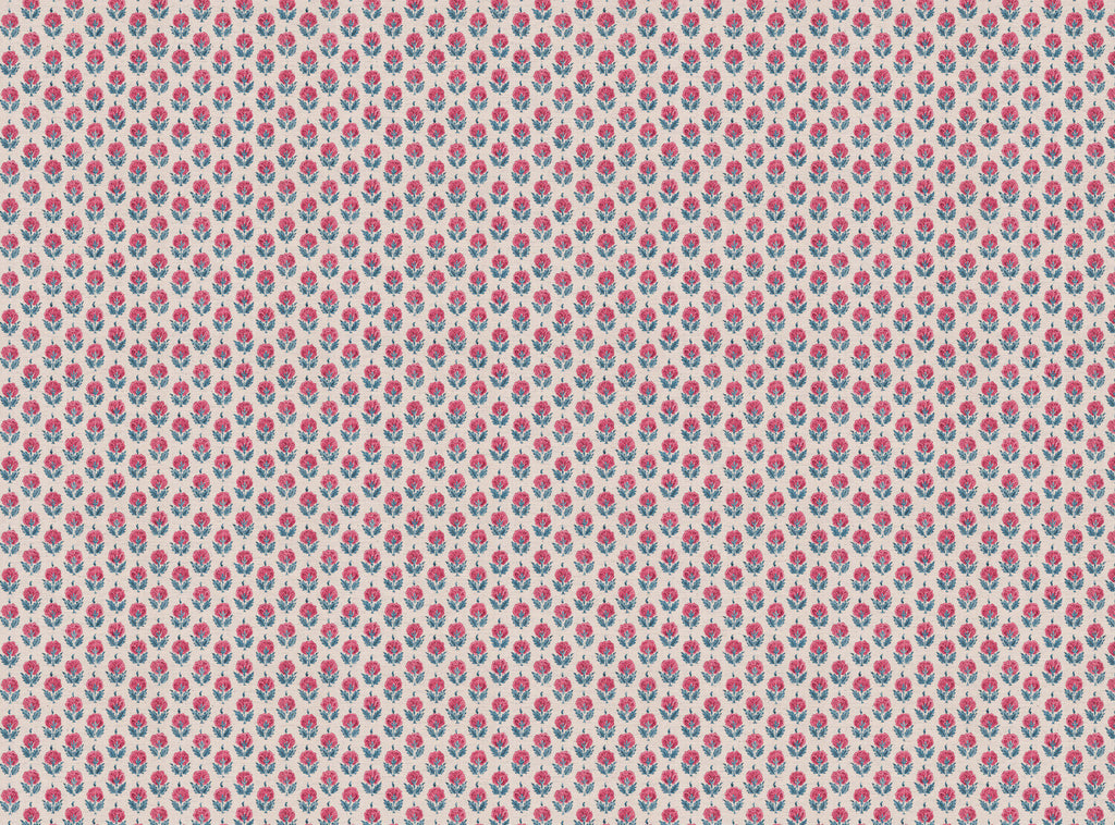 CW: Pinky red and blue | BASE: Mercia Linen & Natural Luxury Linen