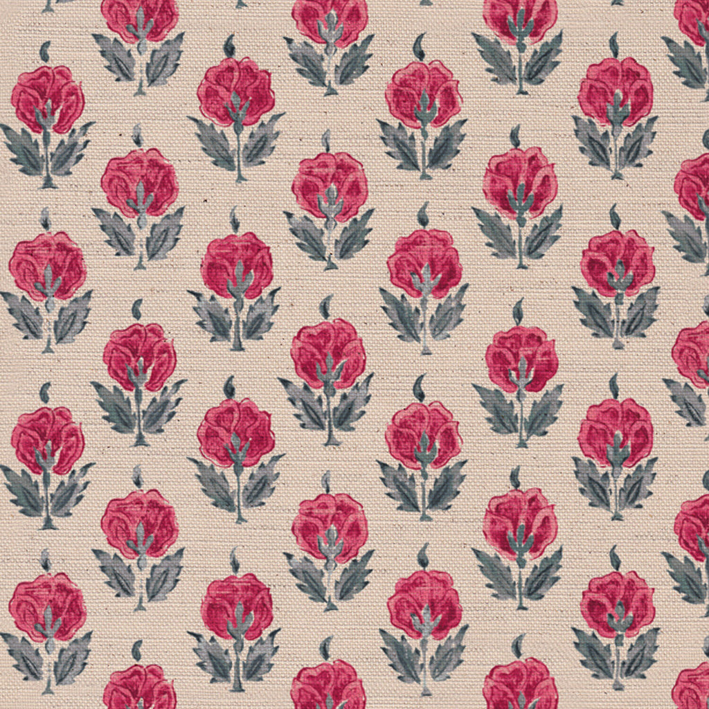 CW: Pinky red and grey blue | BASE: Mercia Linen & Natural Luxury Linen | HERO