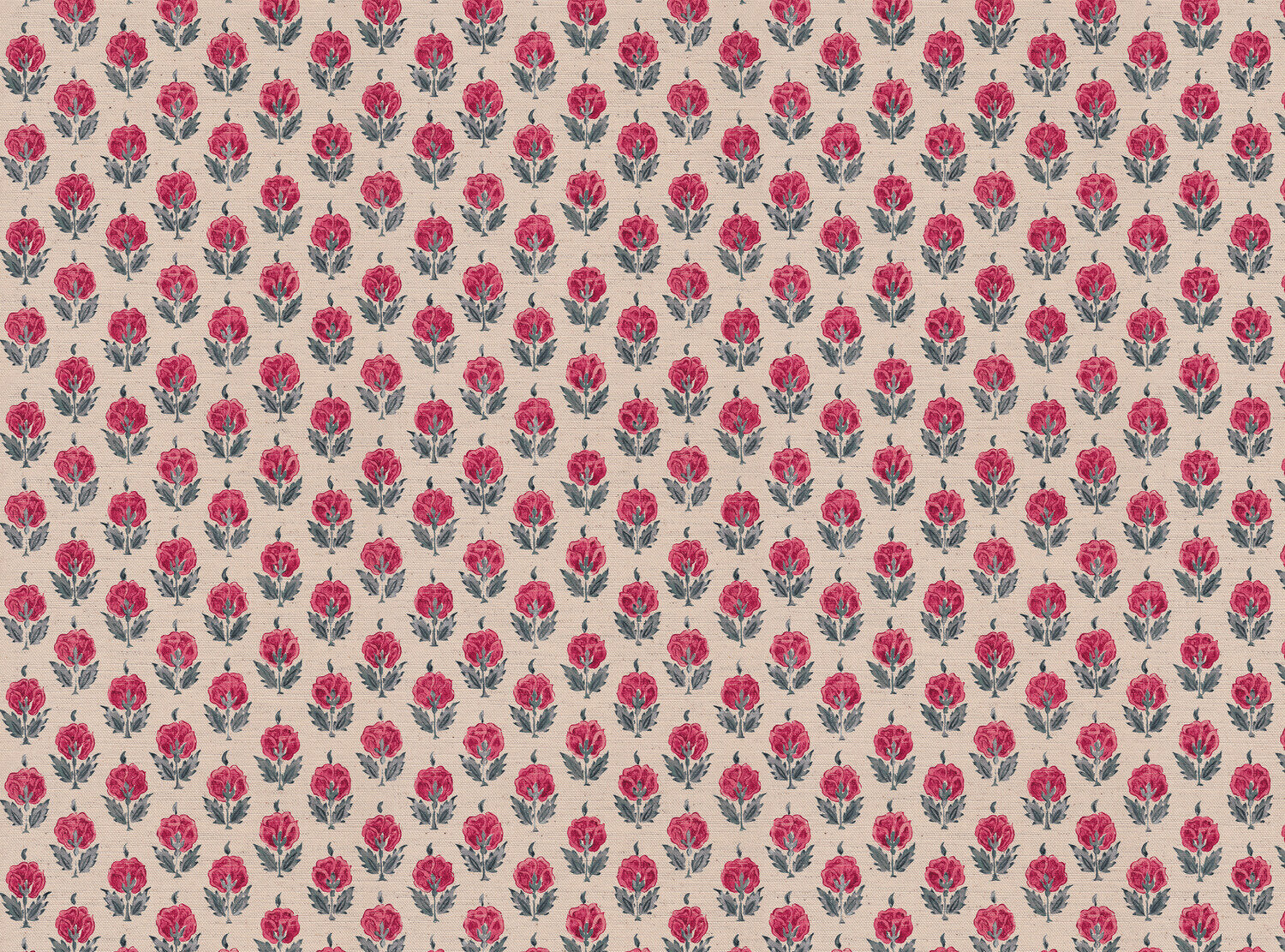CW: Pinky red and grey blue | BASE: Mercia Linen & Natural Luxury Linen