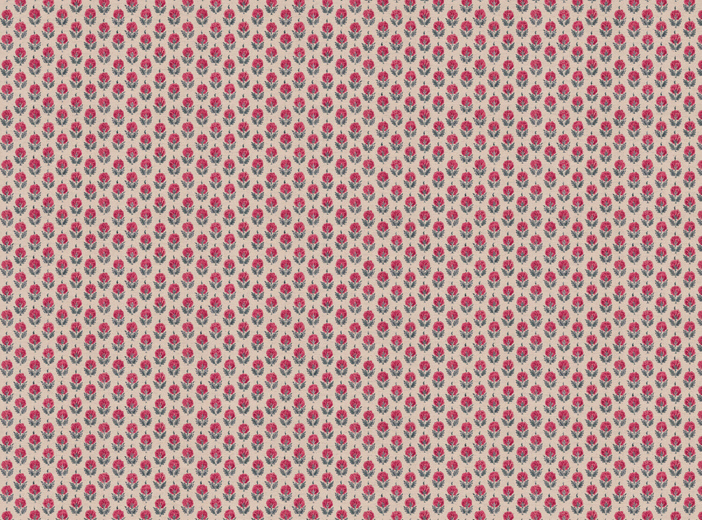 CW: Pinky red and grey blue | BASE: Mercia Linen & Natural Luxury Linen