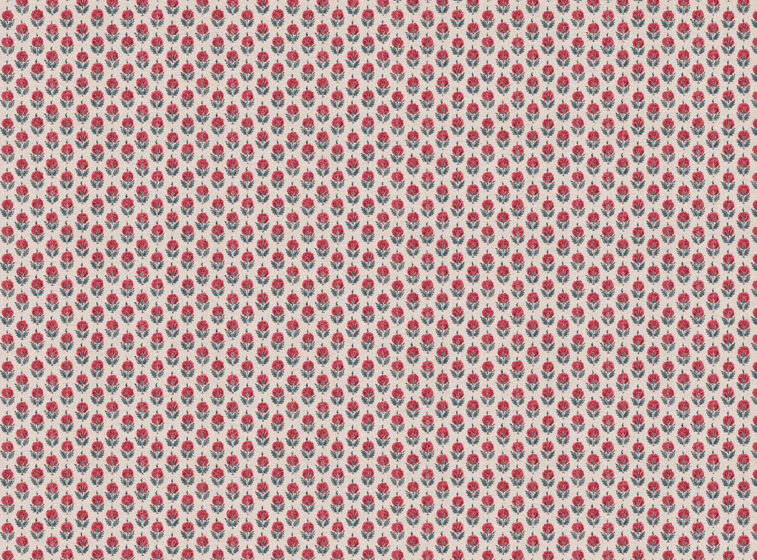 CW: Warm red and blue light ground | BASE: Mercia Linen & Natural Luxury Linen