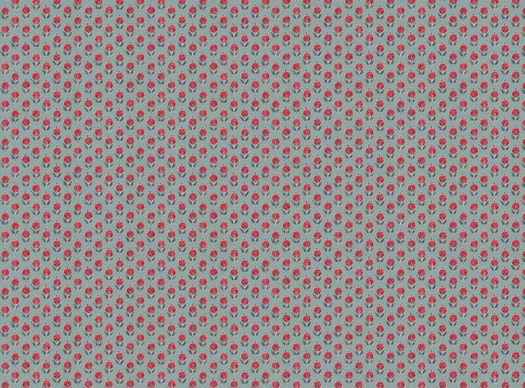 CW: Warm red and blue soft grey blue ground | BASE: Mercia Linen & Natural Luxury Linen