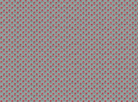 Warm red and blue soft grey blue ground
