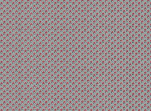Warm red and blue soft grey blue ground