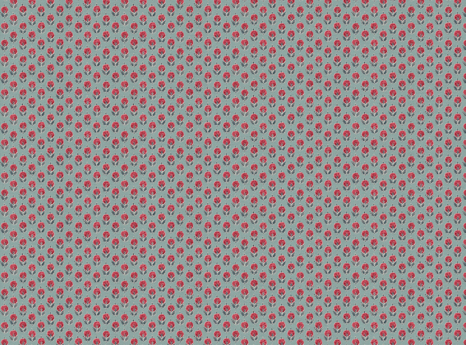 CW: Warm red and blue soft grey blue ground | BASE: Mercia Linen & Natural Luxury Linen