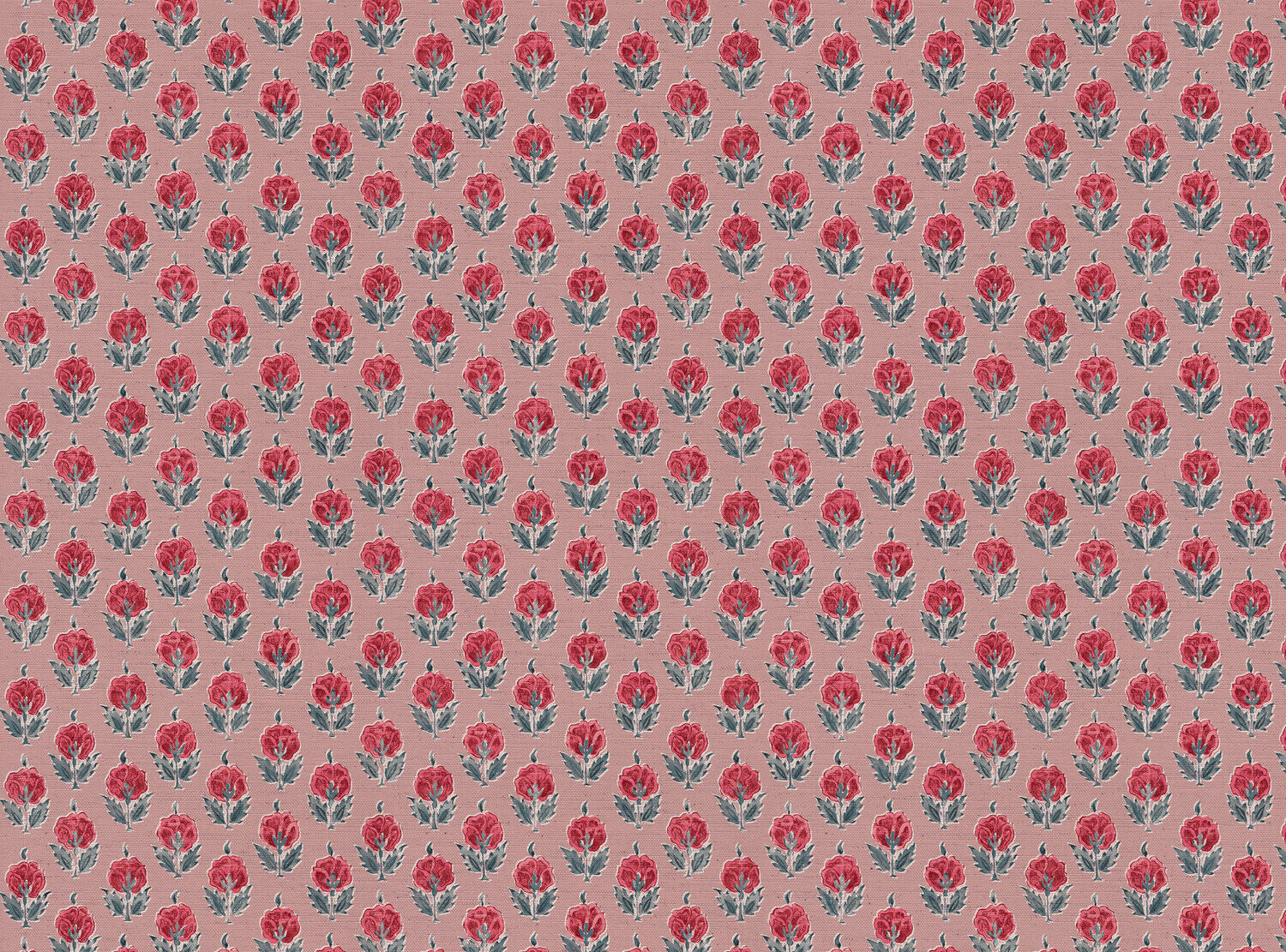 CW: Warm red and blue soft pink ground | BASE: Mercia Linen & Natural Luxury Linen
