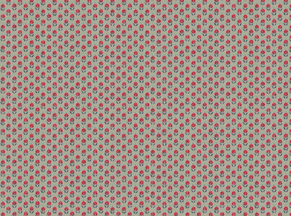 CW: Warm red and blue soft sage ground | BASE: Mercia Linen & Natural Luxury Linen