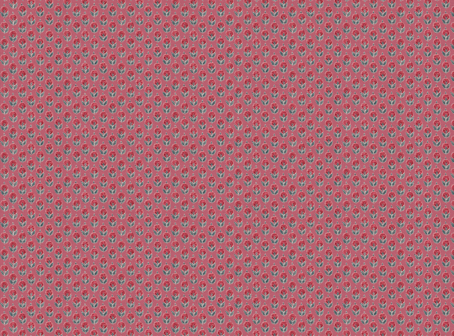 CW: Warm red and blue with red pink ground | BASE: Mercia Linen & Natural Luxury Linen