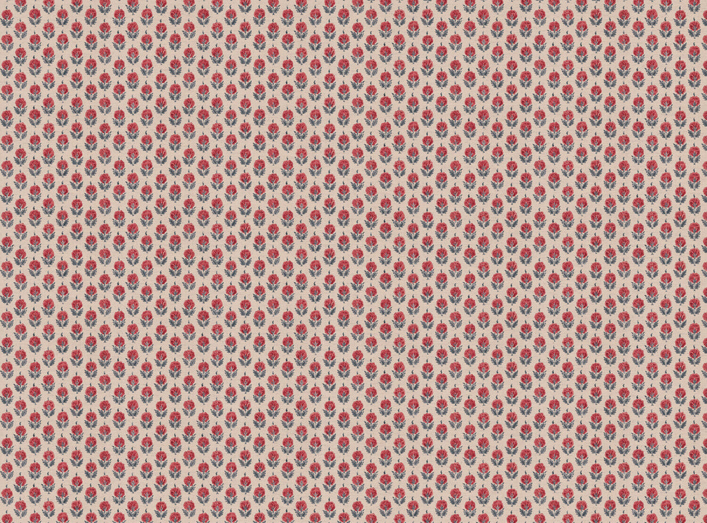 CW: Warm red and grey blue | BASE: Mercia Linen & Natural Luxury Linen