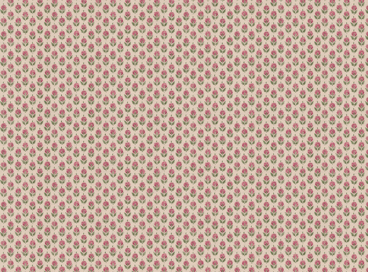 CW: Wild orchid pink and green | BASE: Mercia Linen & Natural Luxury Linen