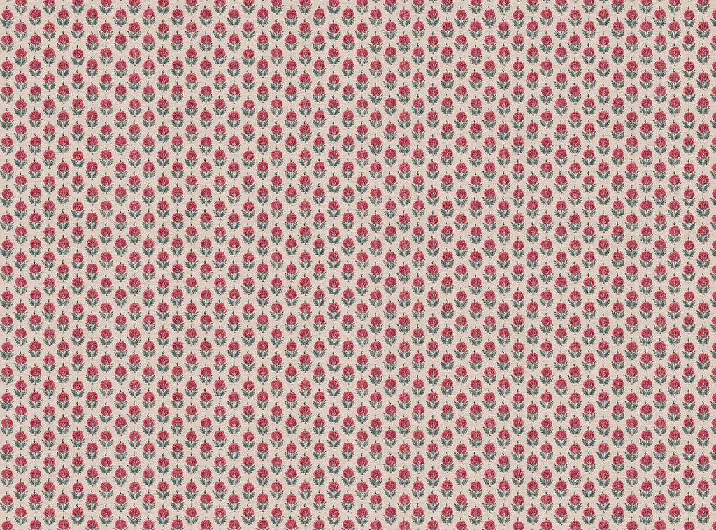 CW: Pinky red and grey green | BASE: Mercia Linen & Natural Luxury Linen