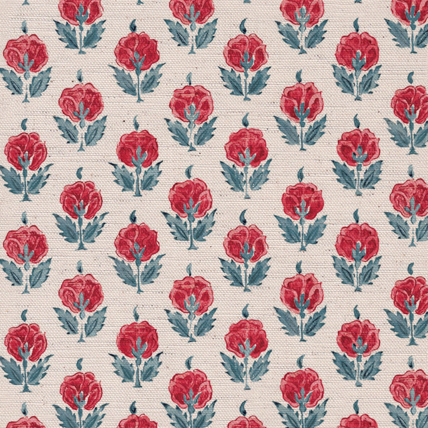 CW: Red and green blue | BASE: Mercia Linen & Natural Luxury Linen | HERO
