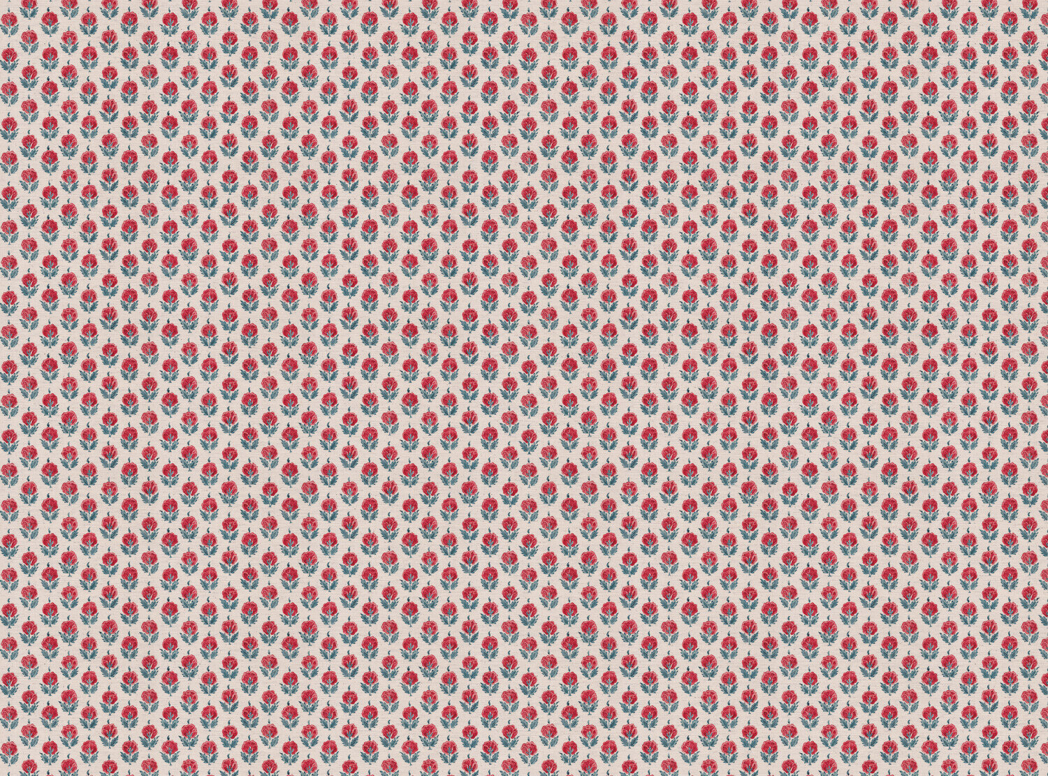 CW: Red and green blue | BASE: Mercia Linen & Natural Luxury Linen
