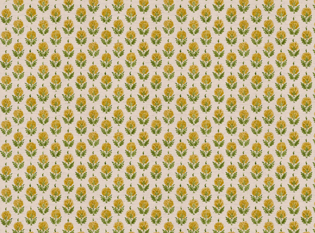 CW: Yellow and green | BASE: Mercia Linen & Natural Luxury Linen