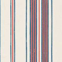 Coral and grey blue