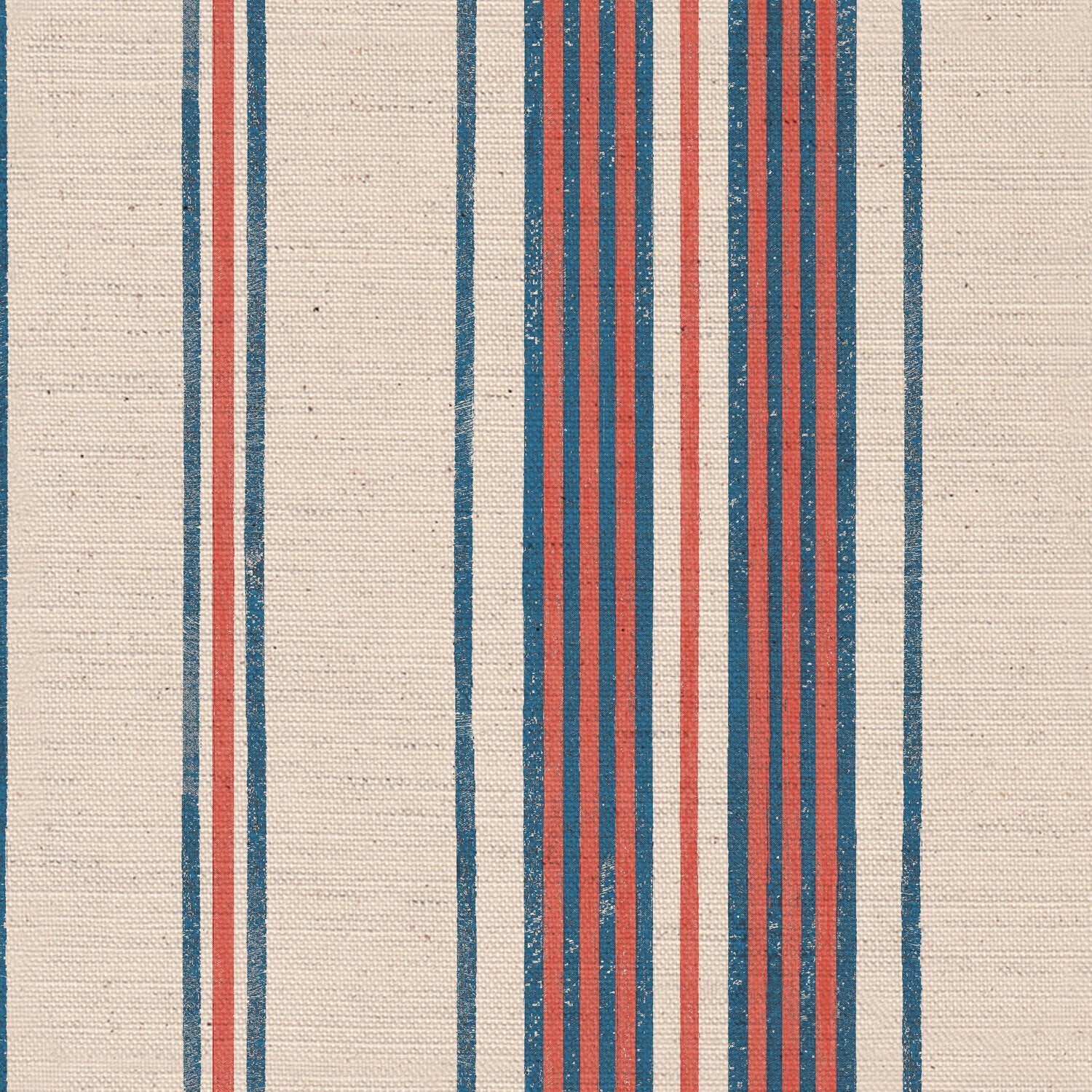 CW: Coral and grey blue | BASE: Natural Luxury Linen | HERO
