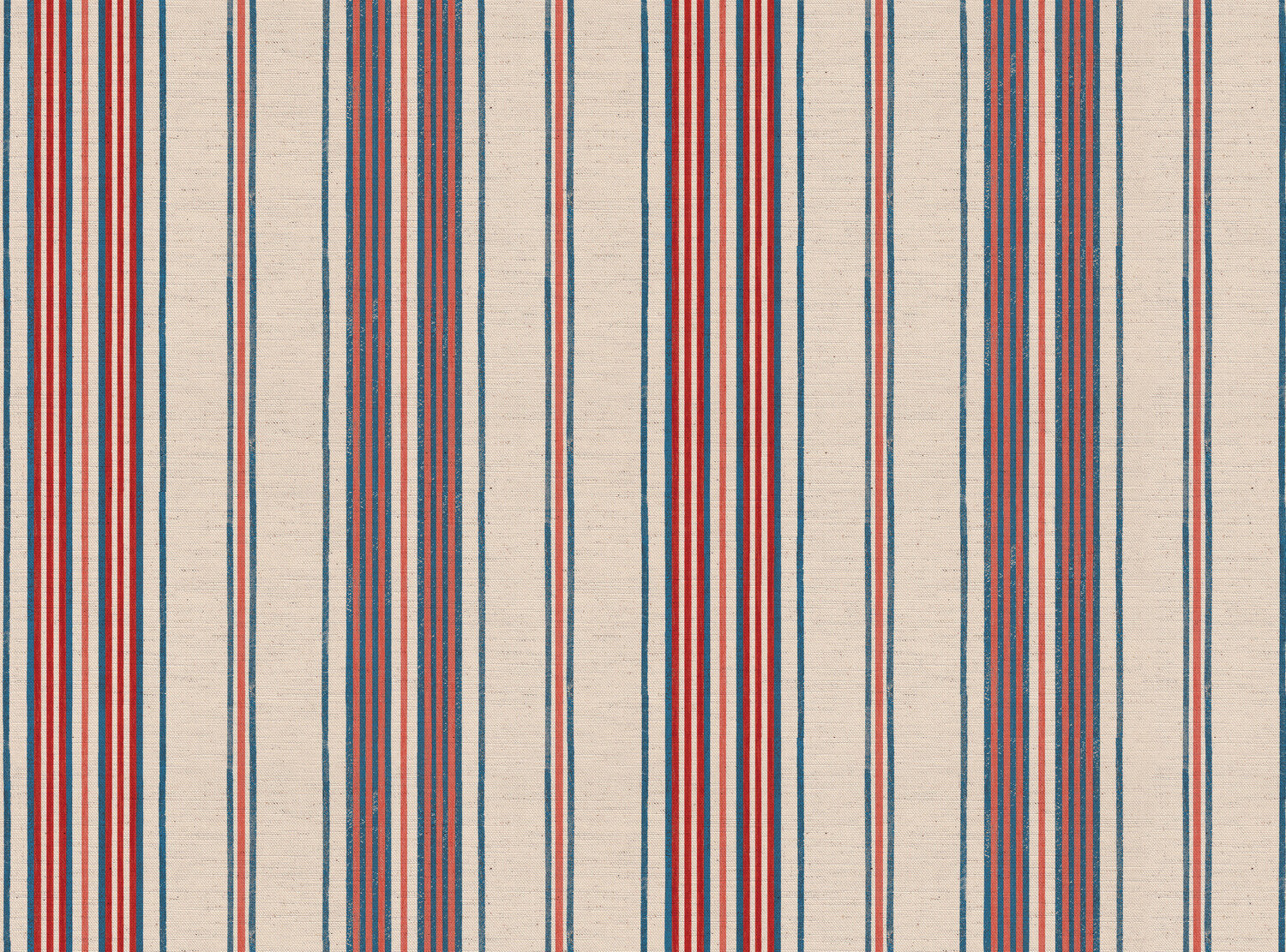 CW: Coral and grey blue | BASE: Natural Luxury Linen