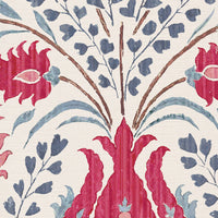 Warm red and grey blue