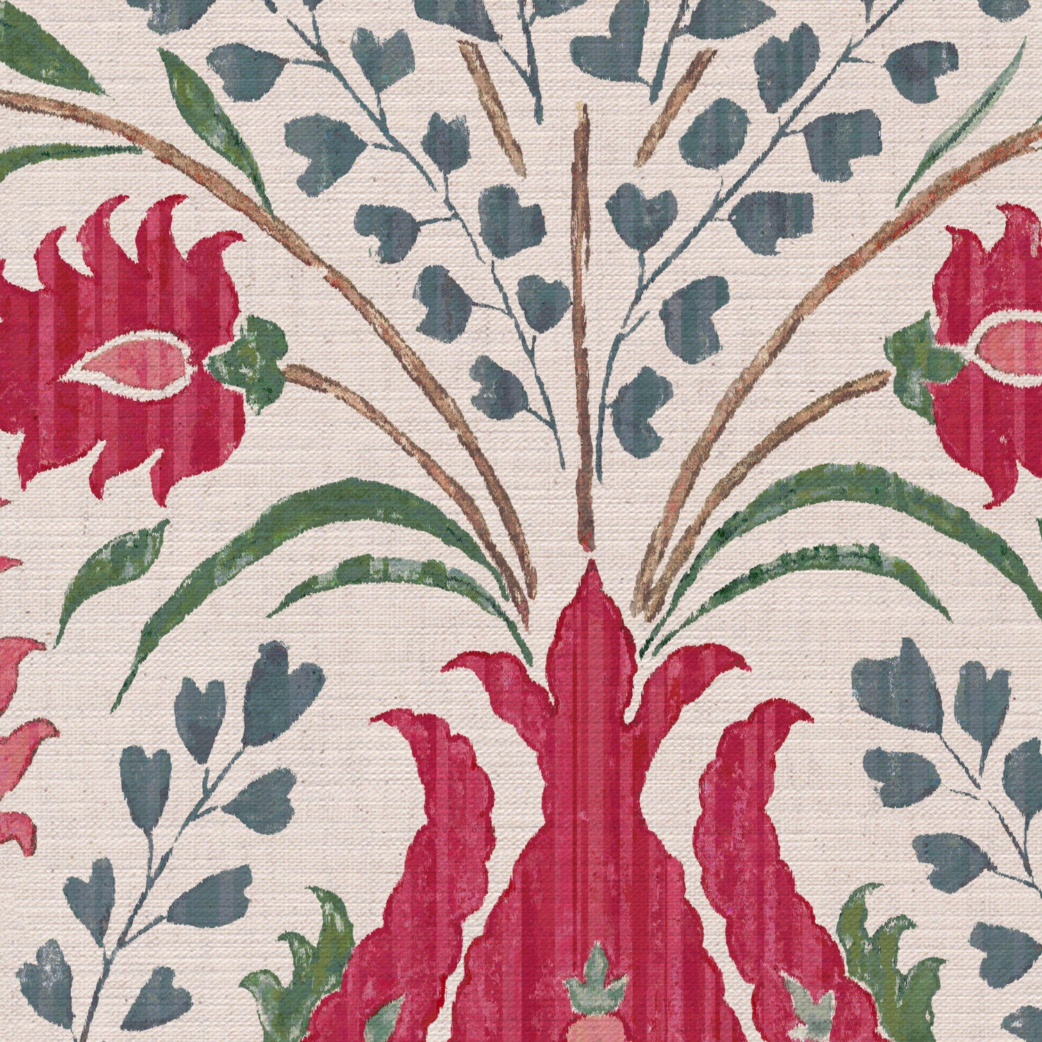 CW: Red blue and green | BASE: Mercia Linen | HERO