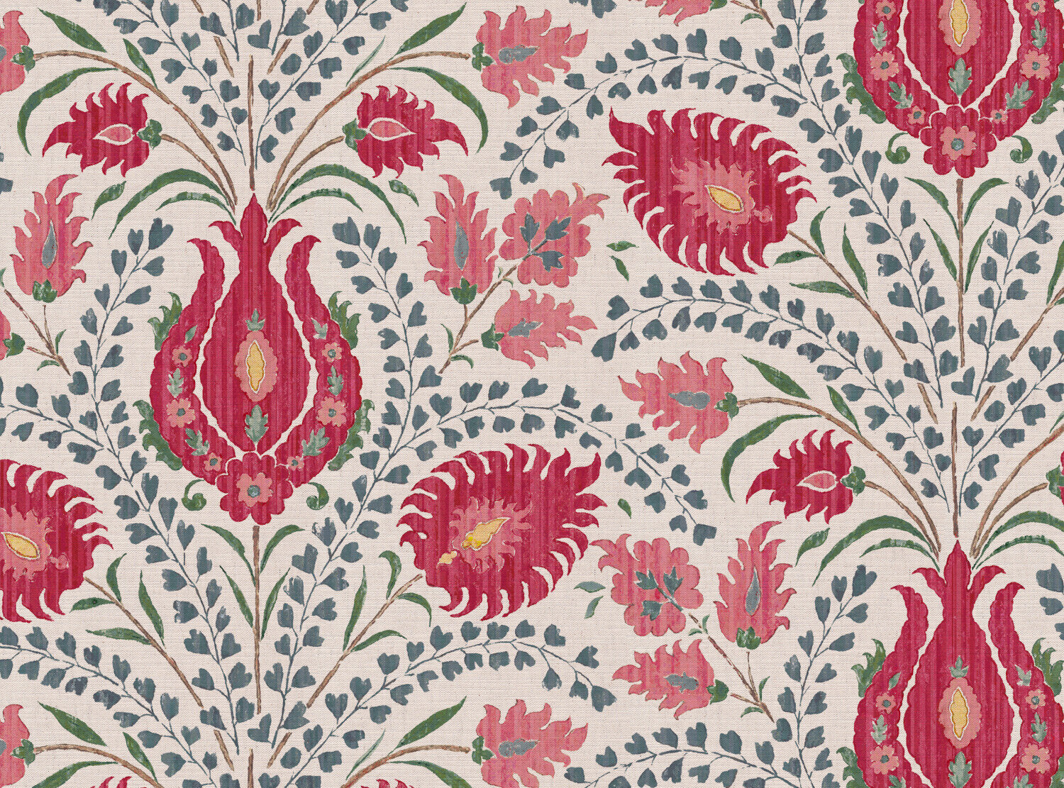 CW: Red blue and green | BASE: Mercia Linen