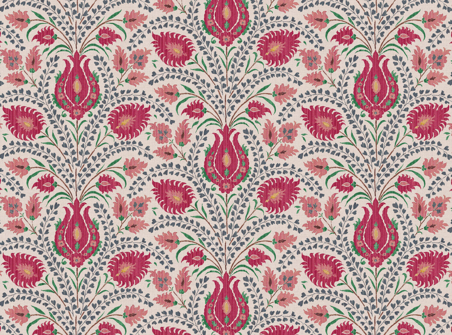 CW: Pinky red grey blue and green | BASE: Mercia Linen