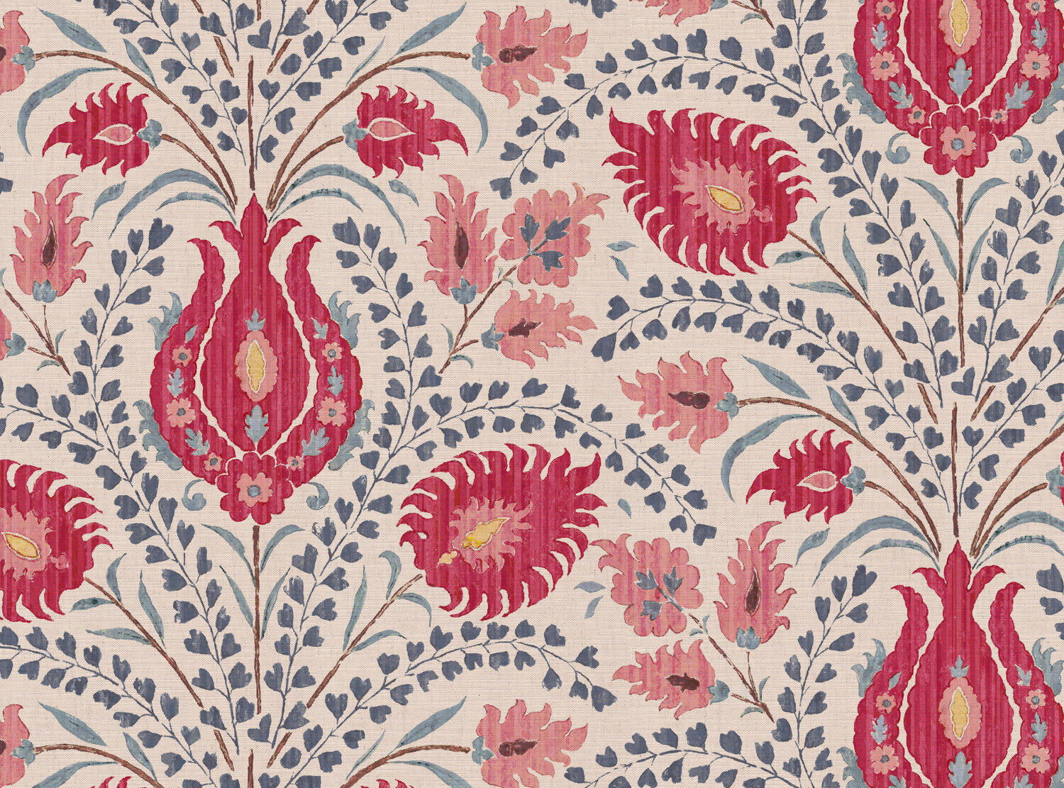 CW: Warm red and grey blue | BASE: Mercia Linen