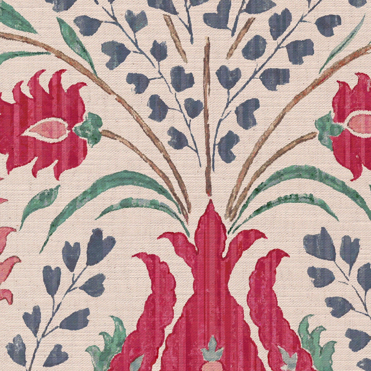 CW: Warm red grey blue and grey green | BASE: Mercia Linen | HERO