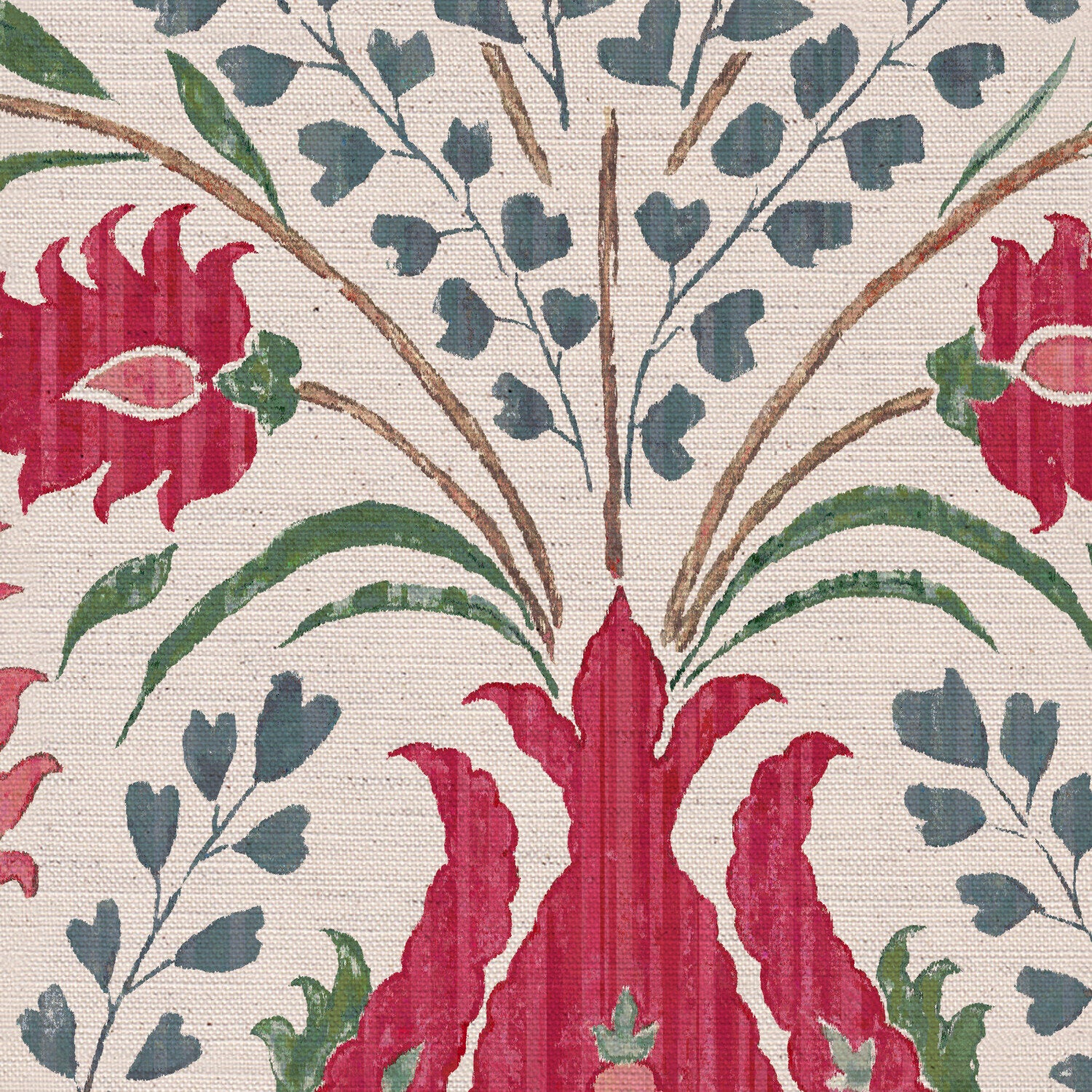 CW: Red blue and green | BASE: Natural Luxury Linen | HERO