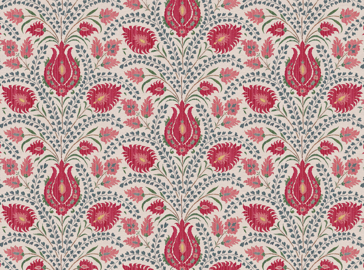 CW: Red blue and green | BASE: Natural Luxury Linen