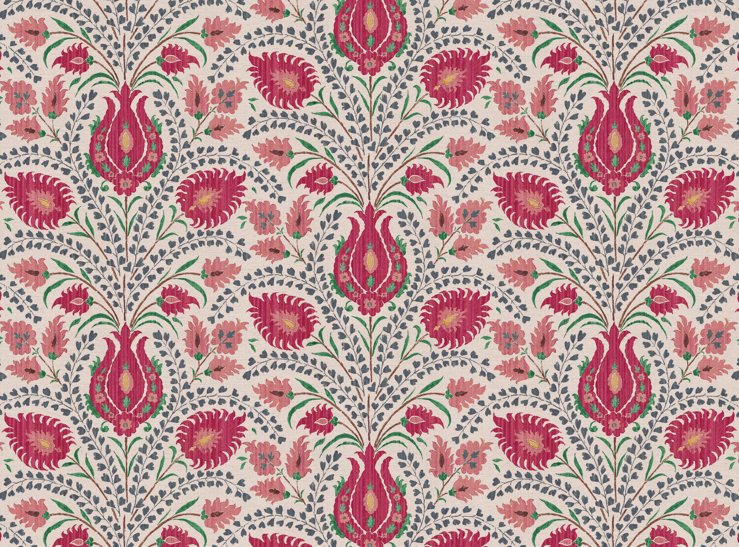 CW: Pinky red grey blue and green | BASE: Natural Luxury Linen